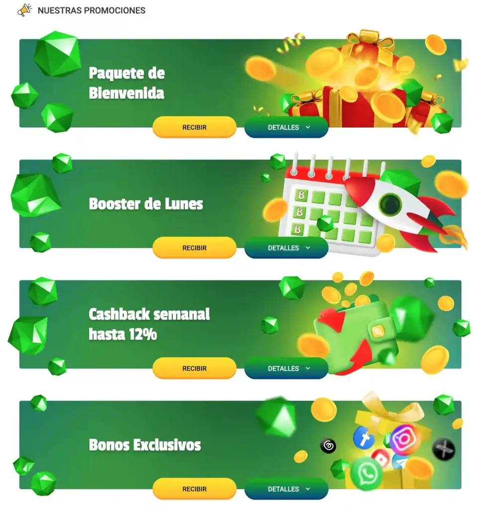 Bonos Brazino777